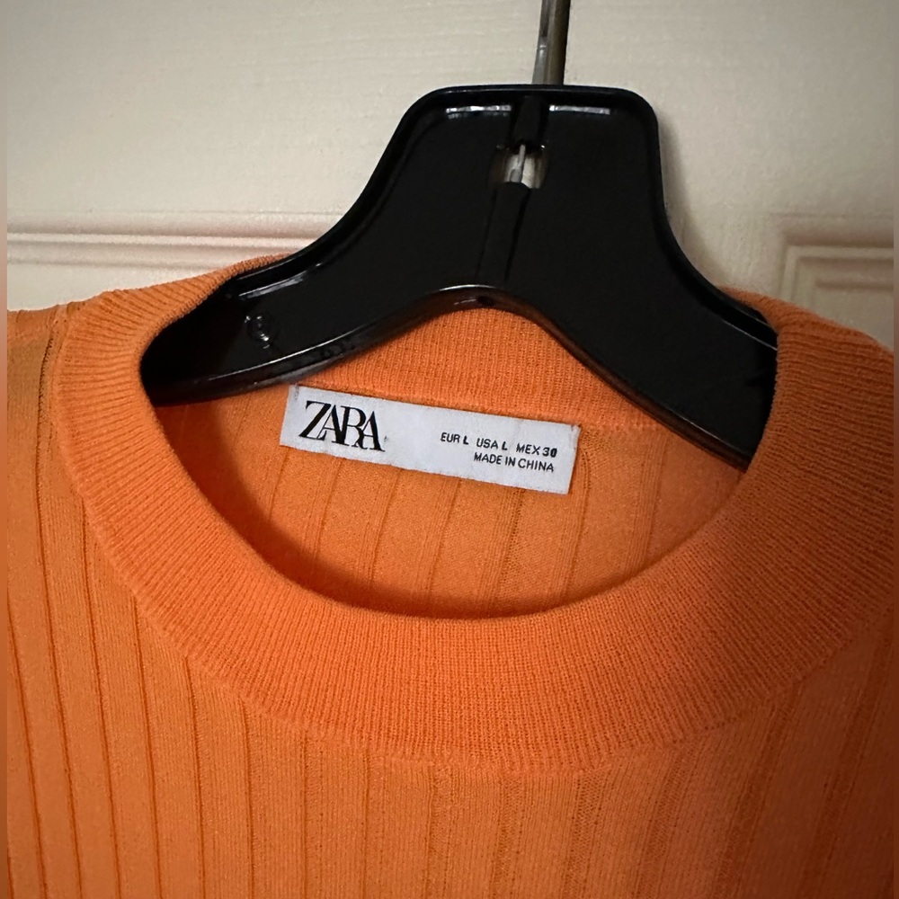 Zara Orange Knit